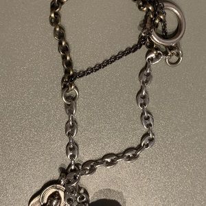 Custom made mixed metal bracelet